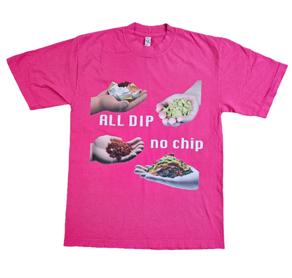 Illyngton "All Dip, No Chip" Dada-Inspired T-Shirt